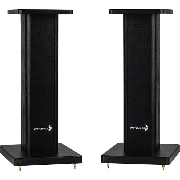 Main product image for OPEN BOX Dayton Audio SSWB20B 20" Universal Wood Speaker Stand Pair, Black86-240-741